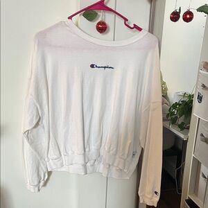 Champion Women's Classic White Sweatshirt